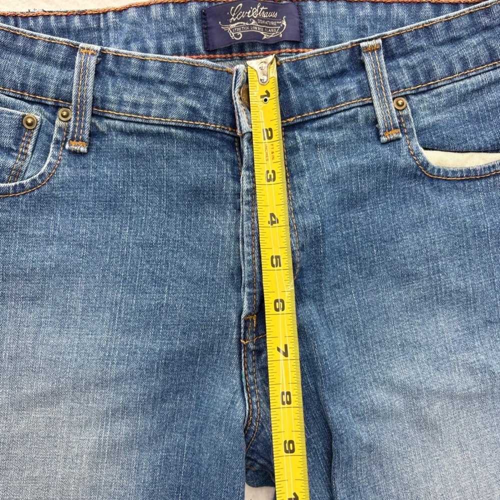 Seven7 Bootcut Jeans Womens 28 Blue Stretch Denim Medium Wash Low Rise Flare Y2K